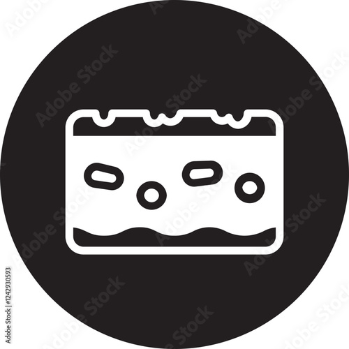 pores glyph icon