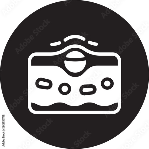 acne glyph icon
