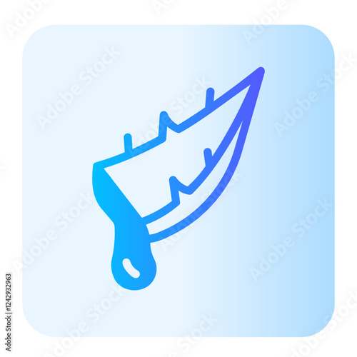 aloe vera gradient icon