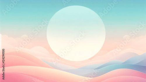 plain Soft Gradient background, pastel colors Por sirirat photo