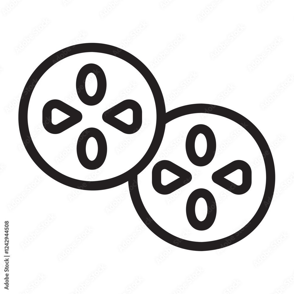 cucumber line icon