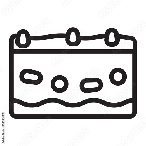blackhead line icon