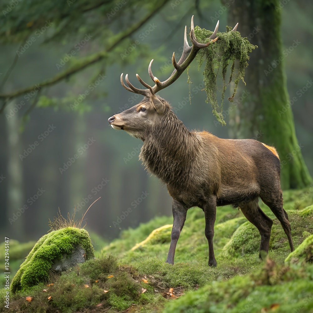 Obraz premium deer in the woods