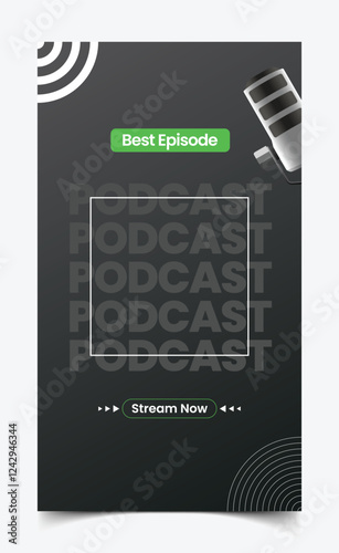 Podcast Social Media Story Template