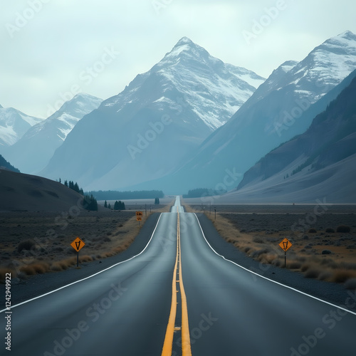 This high-resolution image expertly uses leading lines to draw the viewer’s eye toward the main subject, enhancing depth and perspective. Leading lines, such as roads, rivers, 