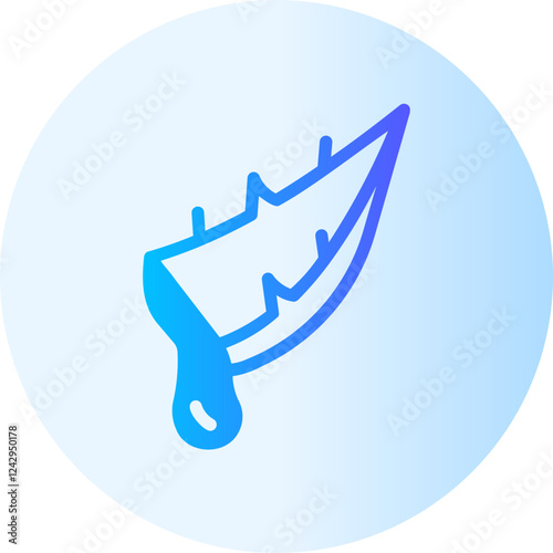aloe vera gradient icon