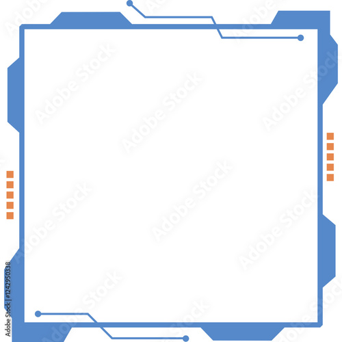 Square Futuristic Frame