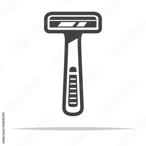 Disposable shaving razor icon transparent vector isolated