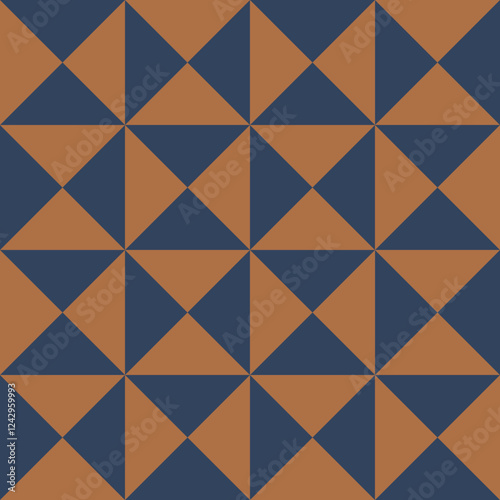 Geometric seamless pattern, abstract oriental style vector. Geometry tiles design. Moroccan, Spanish and Portuguese azulejos ceramic design.