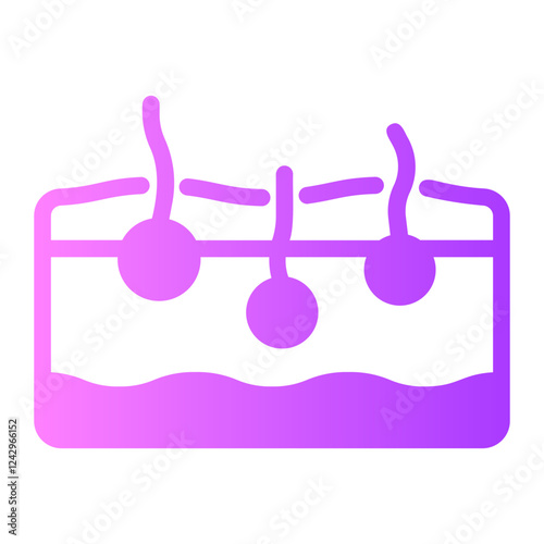 hair gradient icon