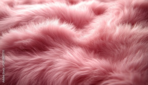 Soft Pink Fur Texture Abstract Background photo