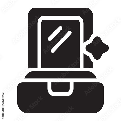 Powder glyph icon
