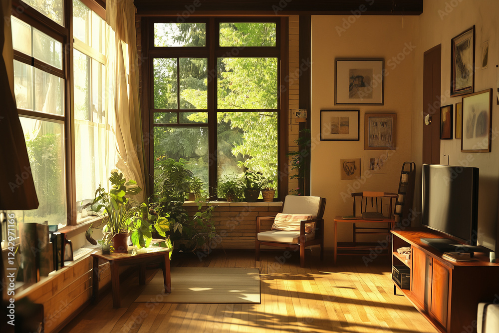 interior of an old house