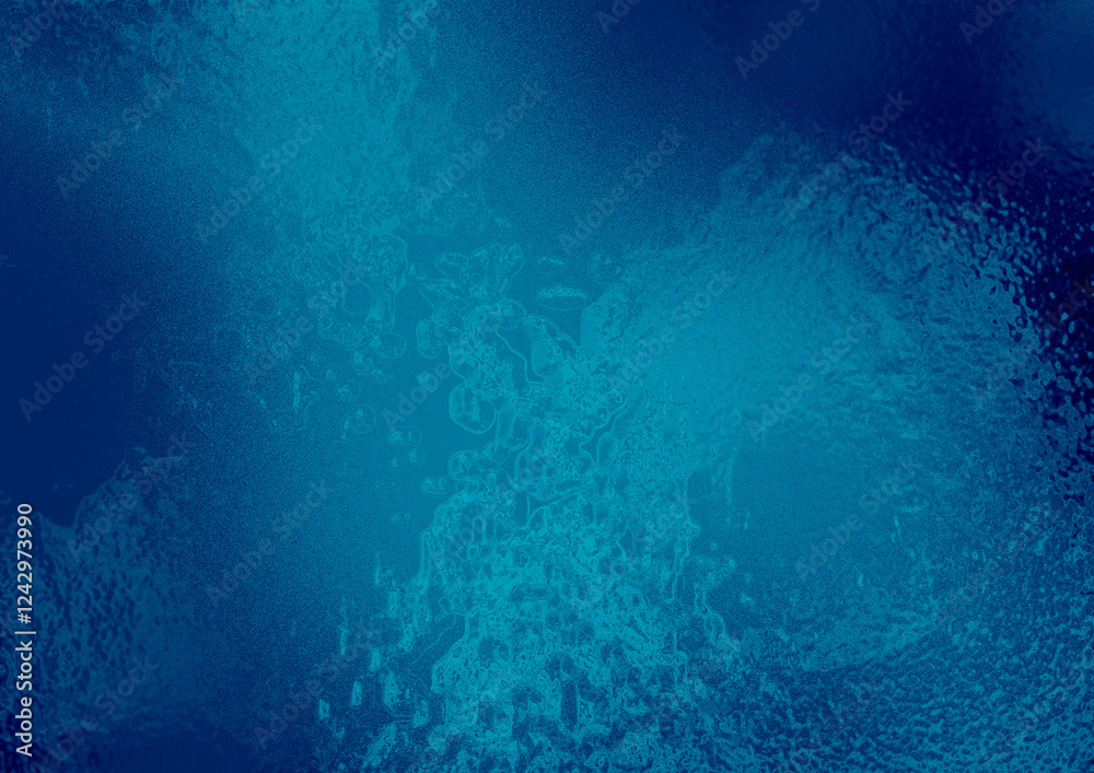 Obraz premium blue water droplets background wallpaper design