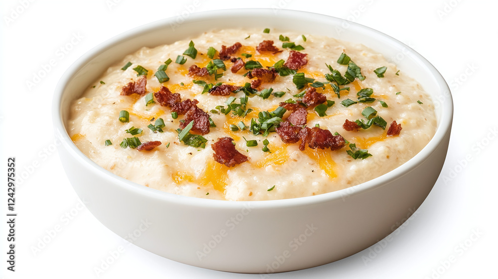 Savory Grits with Bacon and Cheese Savory Grits with Bacon and Cheese