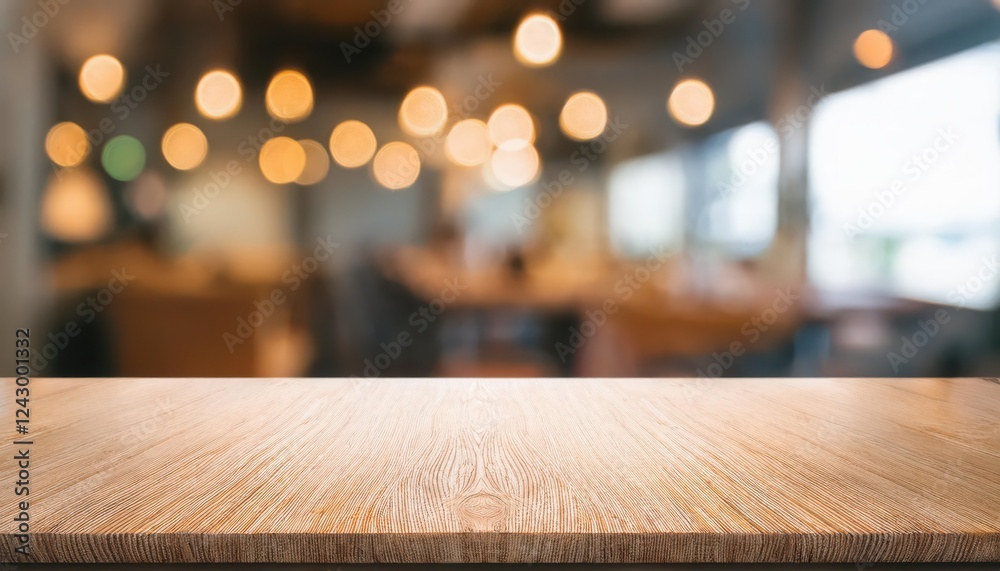 A wooden table in a cozy, illuminated cafe setting, perfect for casual meetings or relaxing moments. A wooden table in a cozy, illuminated cafe setting, perfect for casual meetings or relaxing moments.