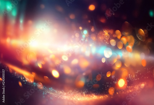 A grainy, abstract design features a gradient background with a soft, deluxy feel. photo