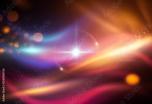 An abstract, gradient background with smooth, grainy, flowing lines of pink and blue.