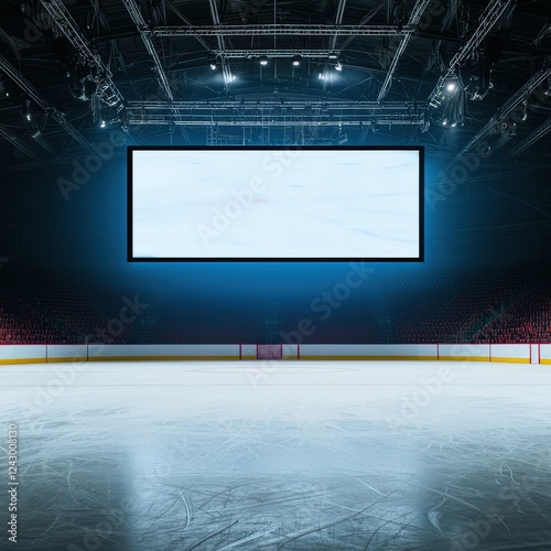 A vibrant scoreboard glowing in a packed arena