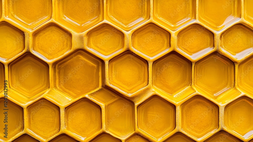 Honeycomb's Golden Hexagons Gleam Brightly Honeycomb's Golden Hexagons Gleam Brightly