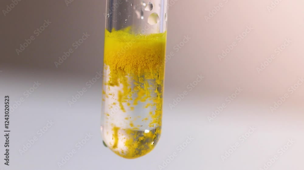 Chemical Reaction in Test Tube