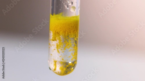 Chemical Reaction in Test Tube