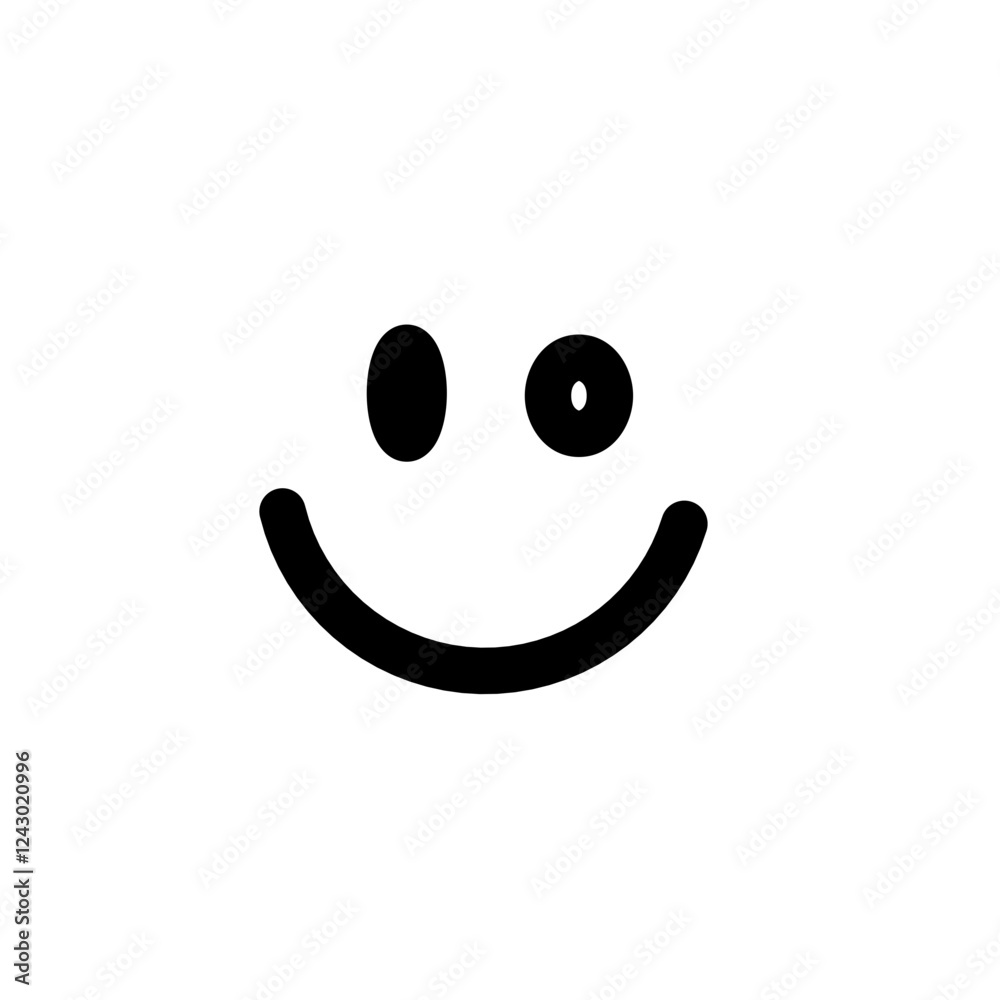 Fototapeta premium cute cartoon facial expressions