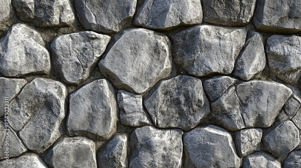 Rough Coarse Textured Stone Wall Background with Grained Appearance Ideal for Construction, Design, and Nature Themes in Multimedia Projects Rough Coarse Textured Stone Wall Background with Grained Appearance Ideal for Construction, Design, and Nature Themes in Multimedia Projects