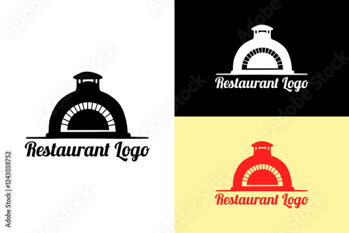 illustration of a wood fired oven, ancient, fine dining, luxury dining, food cart, food truck, foodie, food blog, restaurant logo, bread, bake, cuisine, dishes, menus, vector, abstract, logo