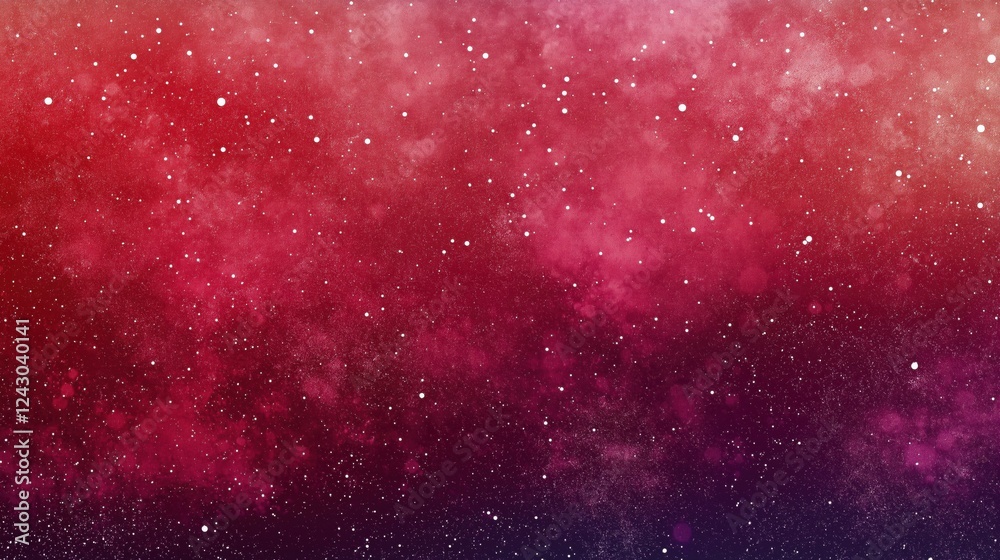 Abstract red to dark gradient with starry light effect and soft texture