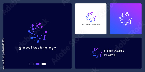 Global technology logo