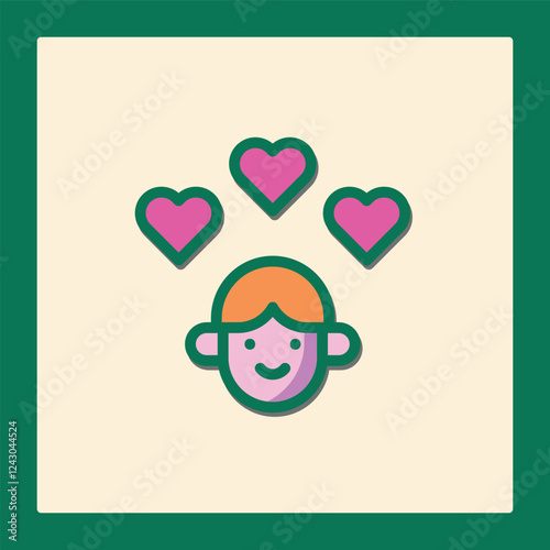 Happy Customer Icon: Delightful Feedback and Positive Experience