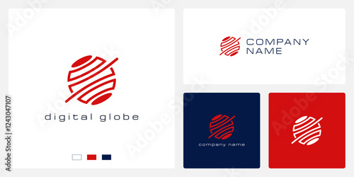 Digital globe logo
