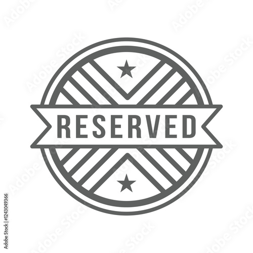 Wallpaper Mural reserved rubber stamp ribbon vector icon sticker label minimalist design for digital and print projects
 Graphic Design Icons Making a Huge Impact on Visual Aesthetics Torontodigital.ca