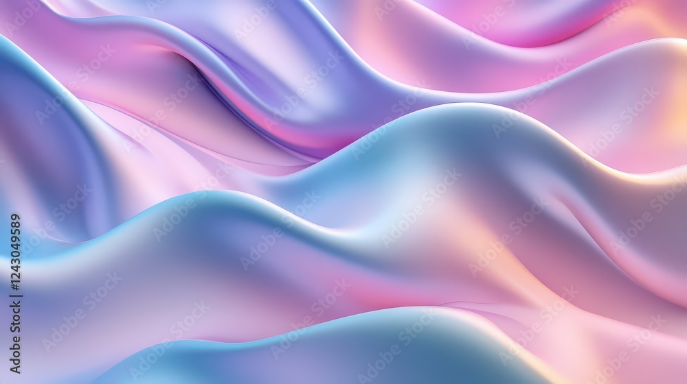 Obraz premium Soft focus minimalistic waves of color --ar 16:9 --v 6.1 Job ID: ef25850a-399a-4eb3-8298-b0d160651dbe