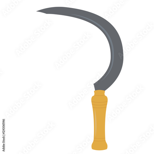 Sickle Farm Tool colored Icon