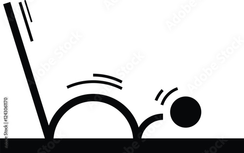Bouncing ball icon