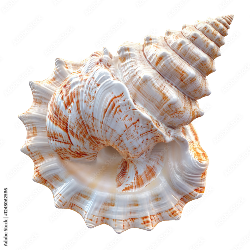 Obraz premium sea shell isolated on white