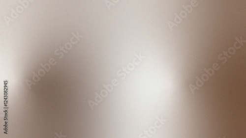 Brown beige copper bronze champagne abstract background. Color gradient ombre blend. Soft smooth transition. Warm metallic shimmer glow. Noise grain texture blur. Elegant neutral tone backdrop