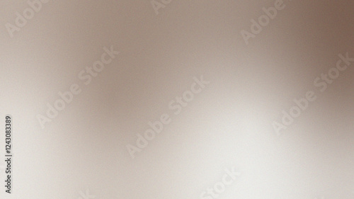Brown beige copper bronze champagne abstract background. Color gradient ombre blend. Soft smooth transition. Warm metallic shimmer glow. Noise grain texture blur. Elegant neutral tone backdrop