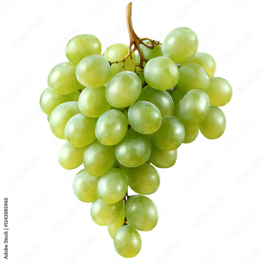 Bunch of Fresh Green Grapes, Isolated on Transparent Background PNG Bunch of Fresh Green Grapes, Isolated on Transparent Background PNG