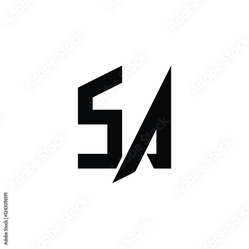 SA monogram logo design letter text name symbol monochrome logotype alphabet character simple logo Free Download SA monogram logo design letter text name symbol monochrome logotype alphabet character simple logo - GFXLoad