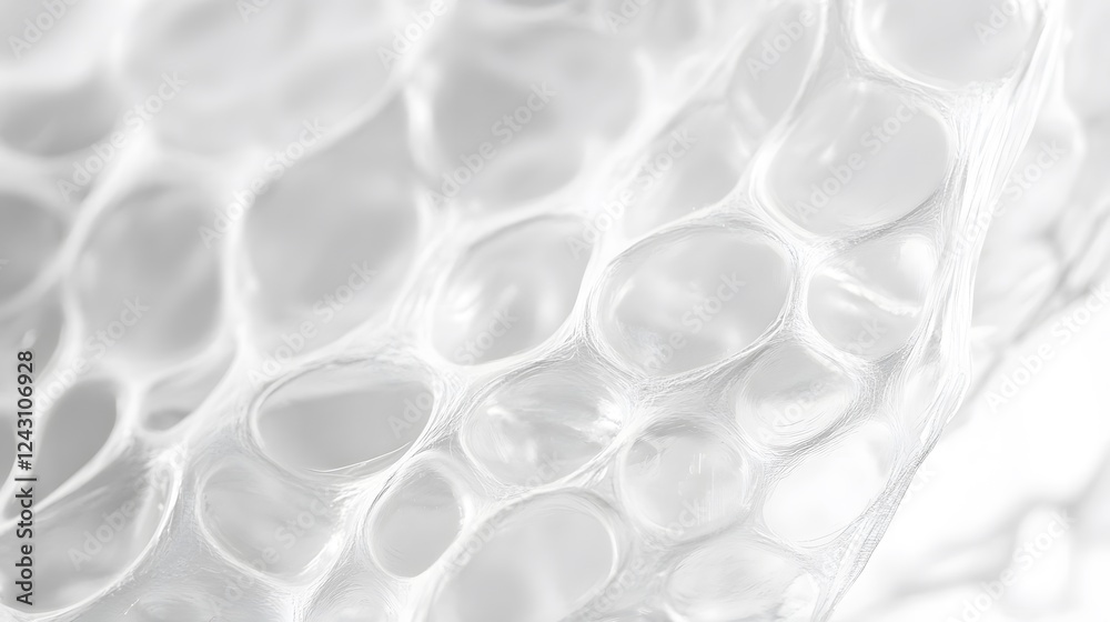 Detailed close-up of bubble wrap Detailed close-up of bubble wrap