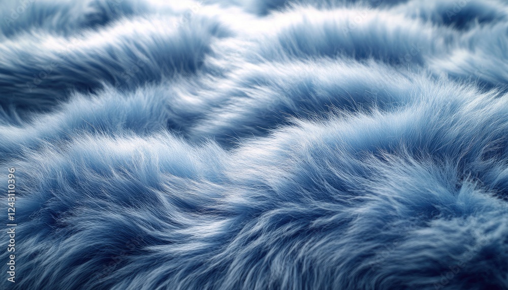 Soft Blue Fur Texture Background Image Soft Blue Fur Texture Background Image
