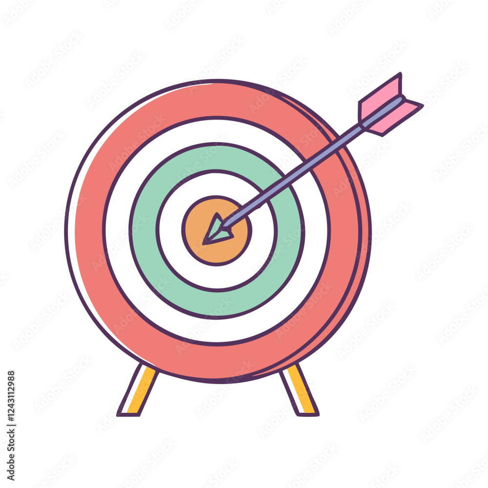 archery target icon, archery target vector illustration-simple illustration of archery target, perfect for archery target logos and icons archery target icon, archery target vector illustration-simple illustration of archery target, perfect for archery target logos and icons