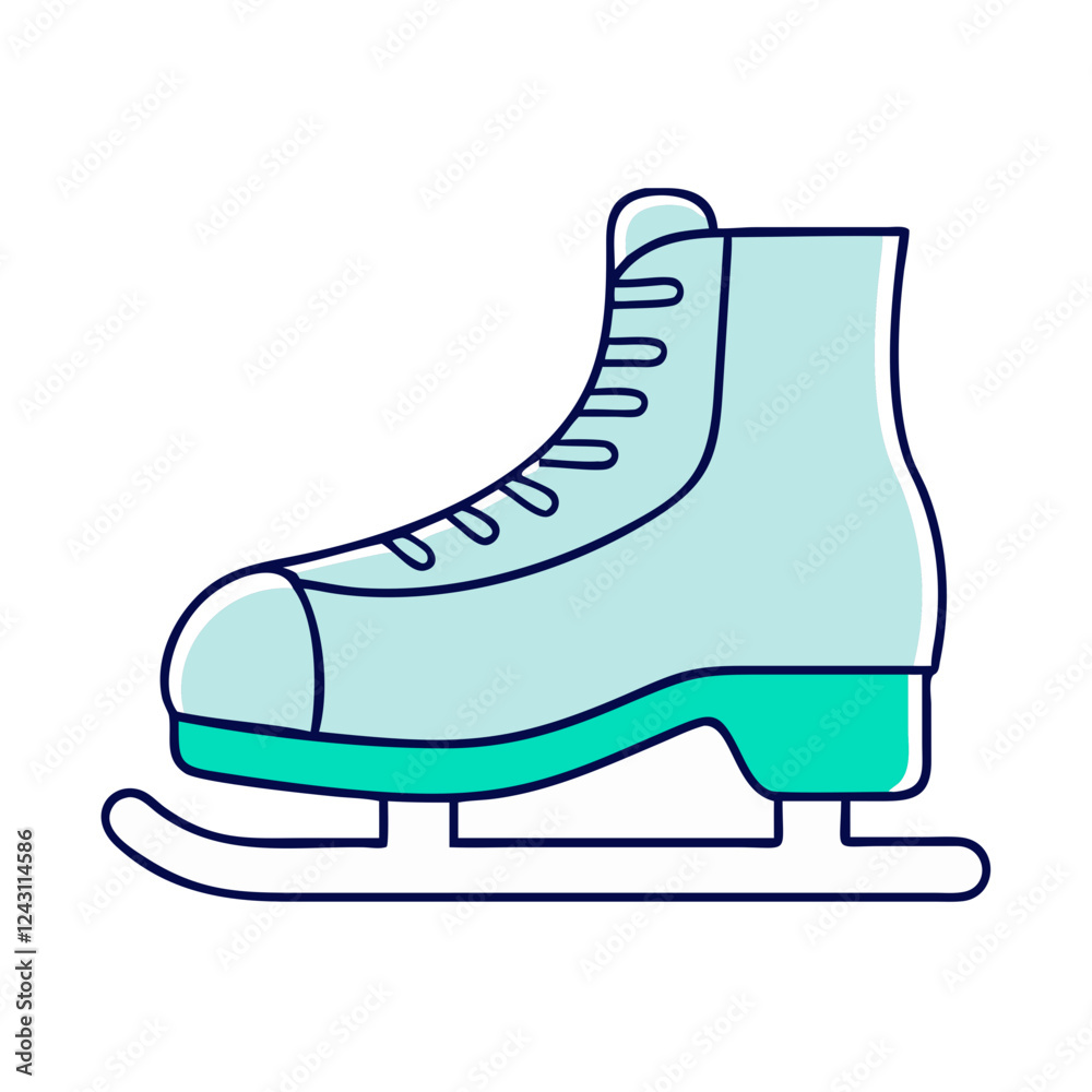 ice skates icon, ice skates vector illustration-simple illustration of ice skates, perfect for ice skates logos and icons ice skates icon, ice skates vector illustration-simple illustration of ice skates, perfect for ice skates logos and icons