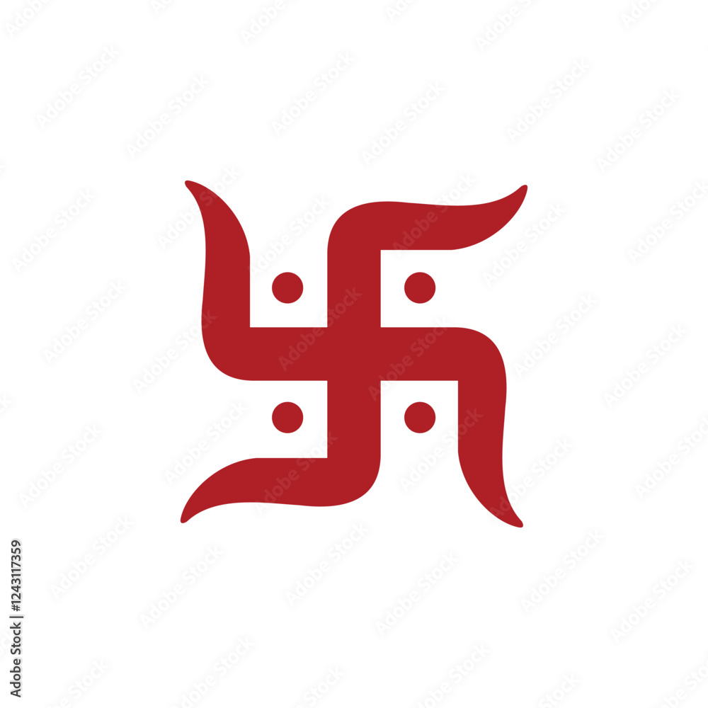 Swastik symbol. Hindu religious sign. Swastik symbol. Hindu religious sign.
