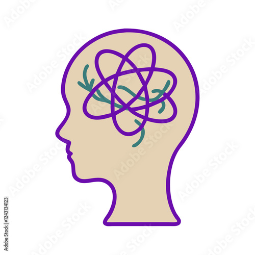 Exploring the connection between spirituality and psychology through abstract representation