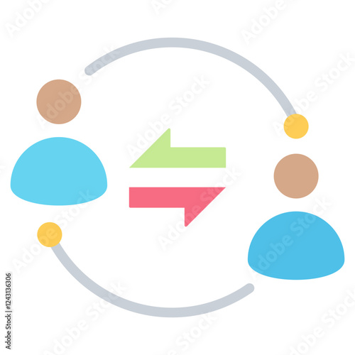 Interaction Flat Icon