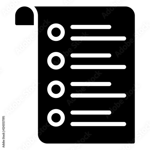 Terms Glyph Icon
